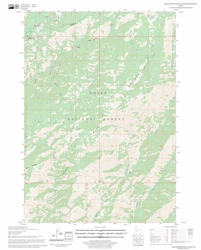 Miller Mountain East, ID FSTopo Legacy Preview 1