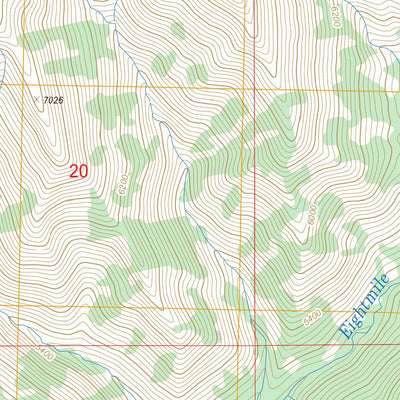 Miller Mountain East, ID FSTopo Legacy Preview 3