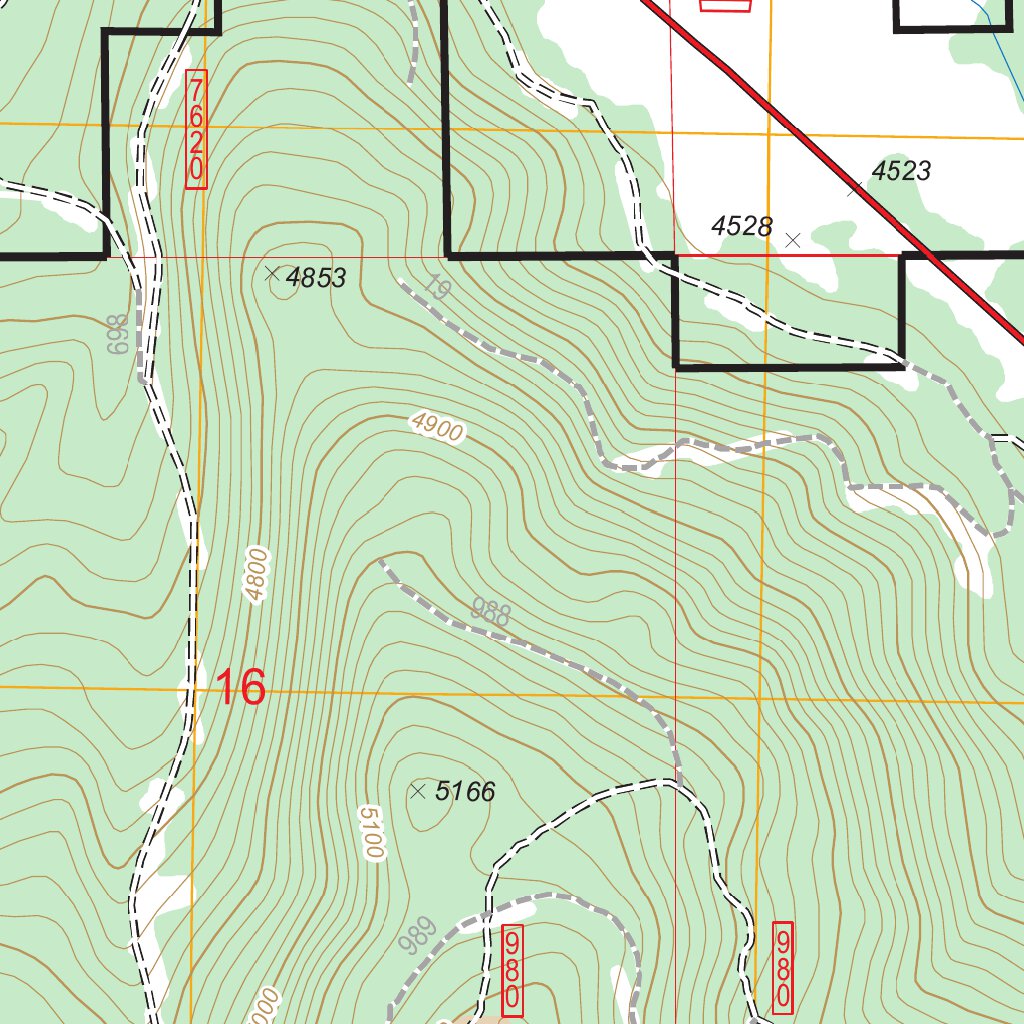 Military Crossing, OR FSTopo Legacy Map by US Forest Service - Topo ...
