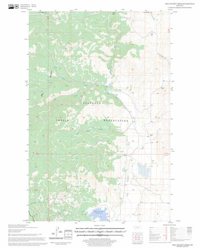 Mill Pocket Creek, MT FSTopo Legacy Preview 1