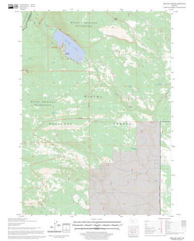 Miller Lake, OR FSTopo Legacy Preview 1