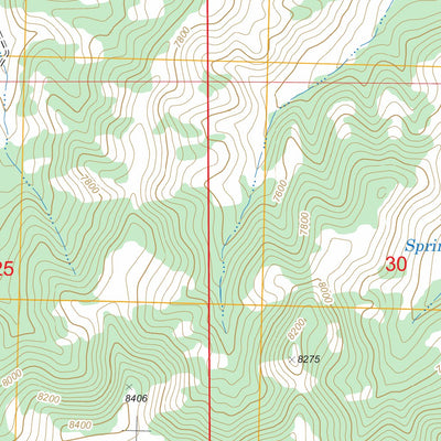 Milk Creek, WY FSTopo Legacy Preview 3