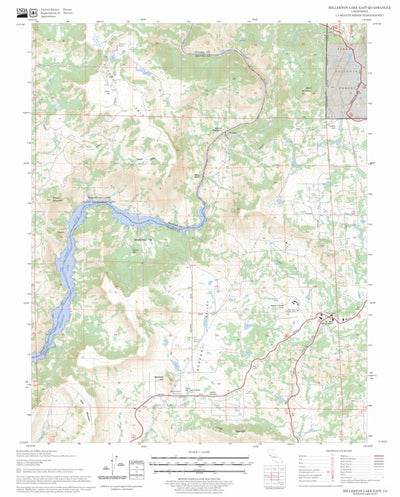 Millerton Lake East, CA FSTopo Legacy Preview 1