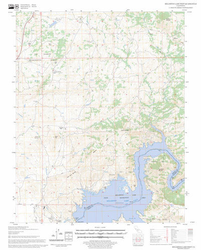 Millerton Lake West, CA FSTopo Legacy Preview 1
