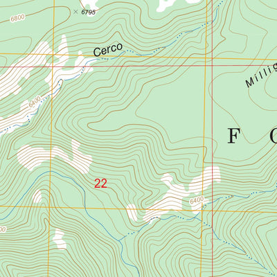 Milligan Mountain, NM FSTopo Legacy Preview 2