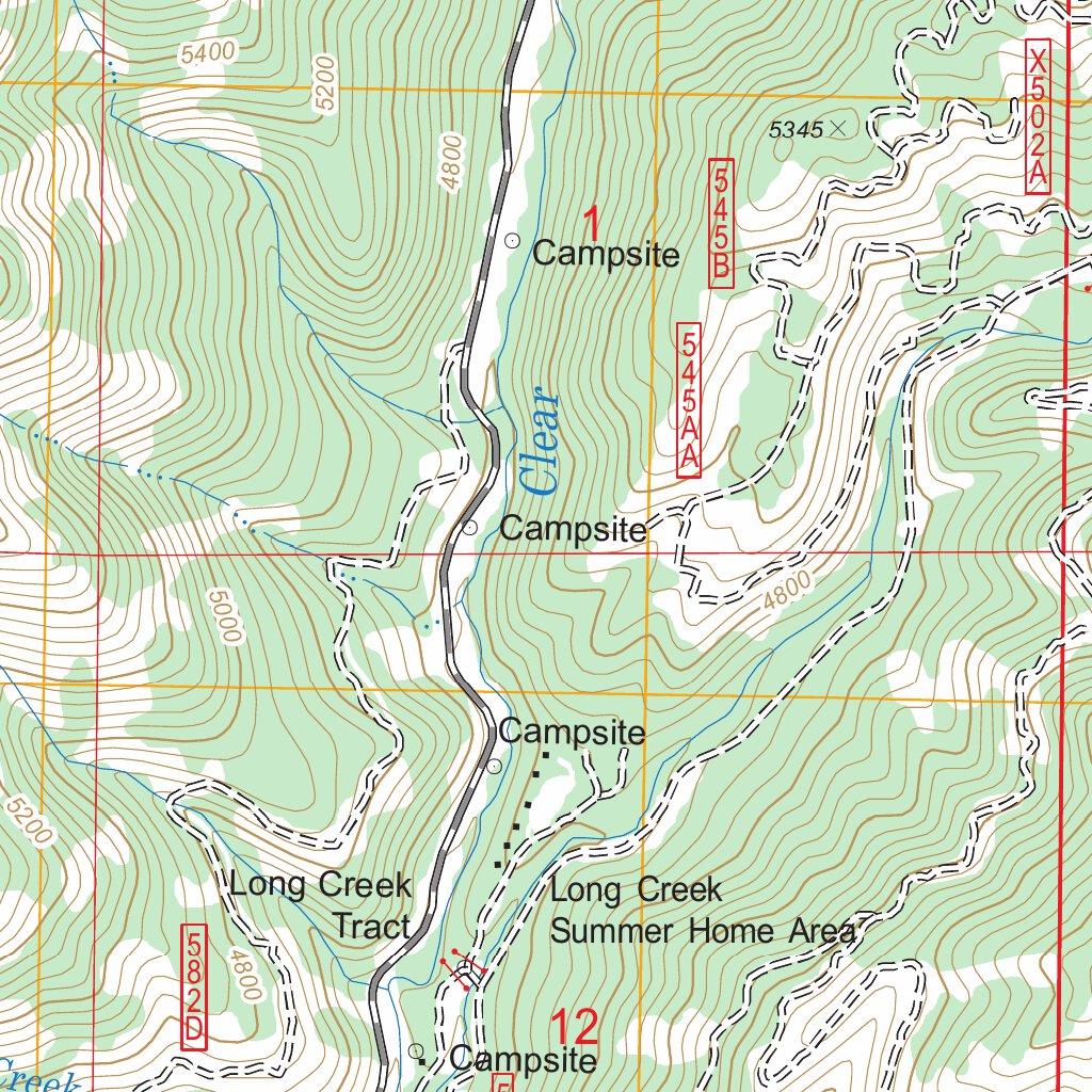 Miller Mountain West, ID FSTopo Legacy Map by US Forest Service - Topo ...