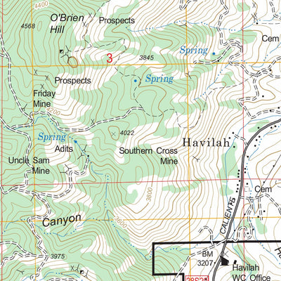 Miracle Hot Springs, CA FSTopo Legacy Preview 3