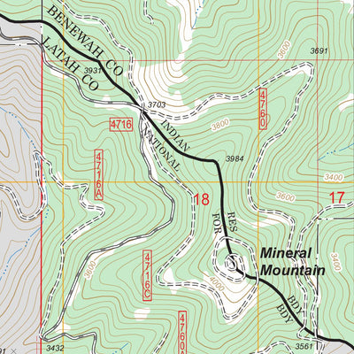 Mission Mountain, ID FSTopo Legacy Preview 3