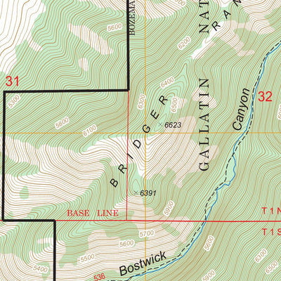 Miser Creek, MT FSTopo Legacy Preview 3