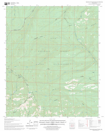 Mogollon Baldy Peak, NM FSTopo Legacy Preview 1