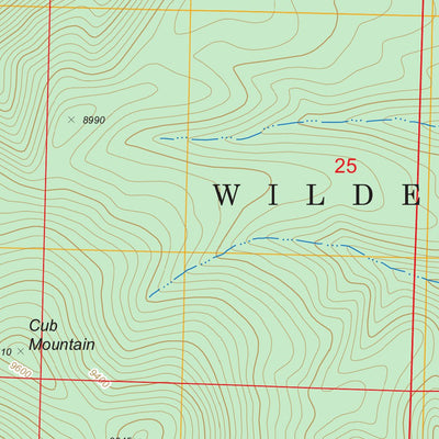 Mogollon Baldy Peak, NM FSTopo Legacy Preview 2