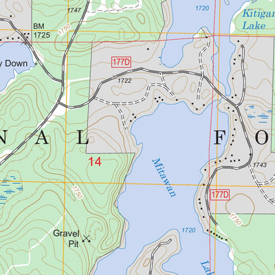 Mitawan Lake, MN FSTopo Legacy Preview 2