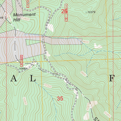 Monument Hill, CO FSTopo Legacy Preview 2