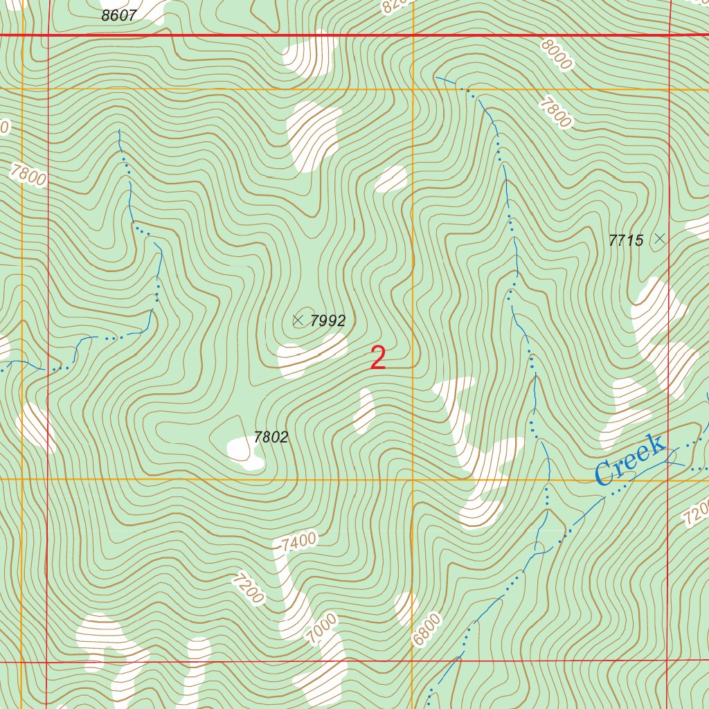 Moonridge, CA FSTopo Legacy Map by US Forest Service - Topo | Avenza Maps