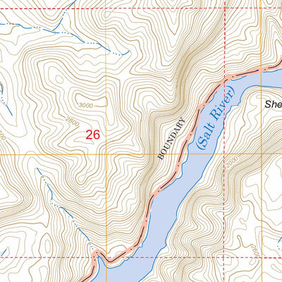 Mormon Flat Dam, AZ FSTopo Legacy Preview 3
