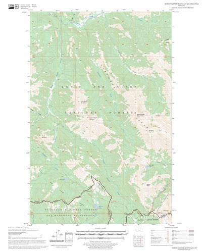Morningstar Mountain, MT FSTopo Legacy Preview 1