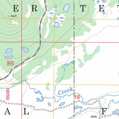Mosquito Lake, WY FSTopo Legacy Preview 2