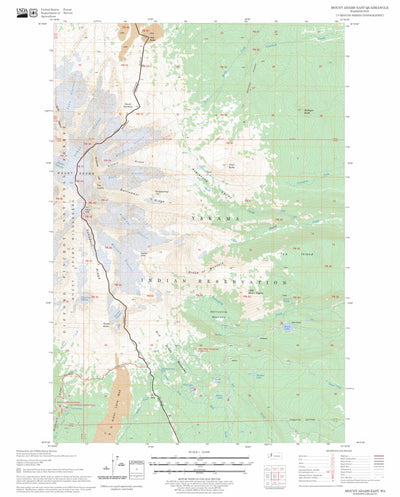 Mount Adams East, WA FSTopo Legacy Preview 1