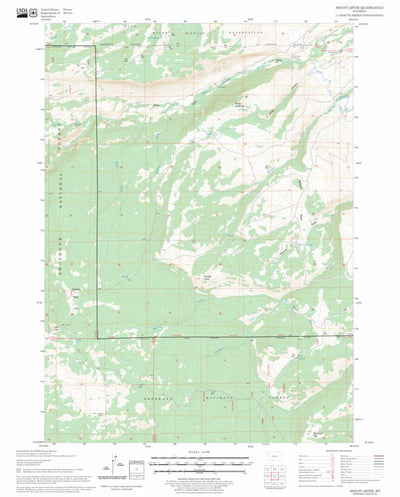 Mount Arter, WY FSTopo Legacy Preview 1