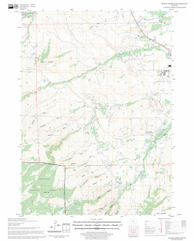 Mount Arter SE, WY FSTopo Legacy Preview 1