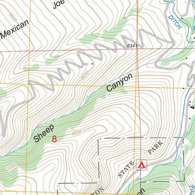 Mount Arter SE, WY FSTopo Legacy Preview 3