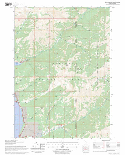 Mount Baird, ID - WY FSTopo Legacy Preview 1