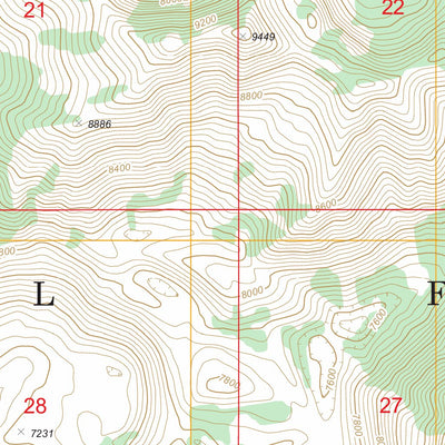 Mount Baird, ID - WY FSTopo Legacy Preview 2