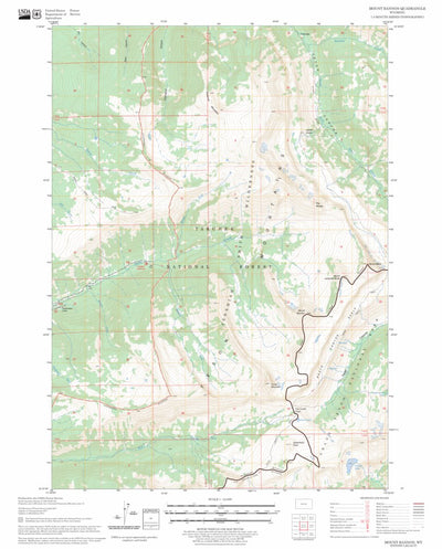 Mount Bannon, WY FSTopo Legacy Preview 1