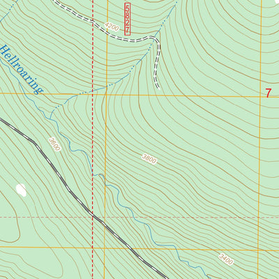 Mount Baldy, MT FSTopo Legacy Preview 2