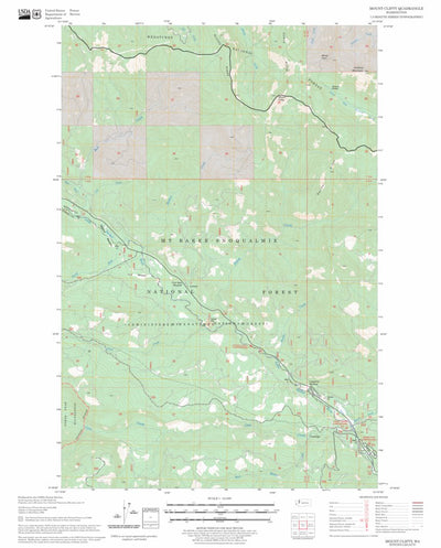Mount Clifty, WA FSTopo Legacy Preview 1