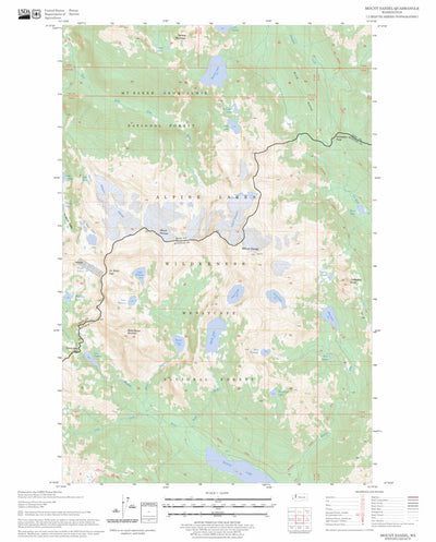 Mount Daniel, WA FSTopo Legacy Preview 1