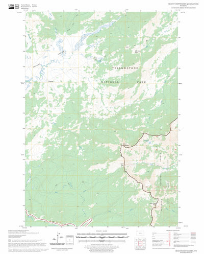 Mount Chittenden, WY FSTopo Legacy Preview 1