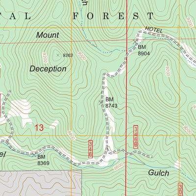Mount Deception, CO FSTopo Legacy Preview 3