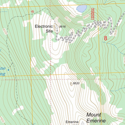 Mount Emerine, MT FSTopo Legacy Preview 3
