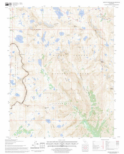 Mount Goddard, CA FSTopo Legacy Preview 1