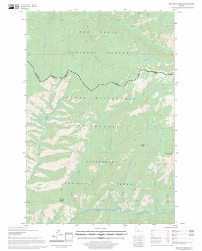 Mount George, ID FSTopo Legacy Preview 1