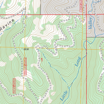 Mount Ingalls, CA FSTopo Legacy Preview 3