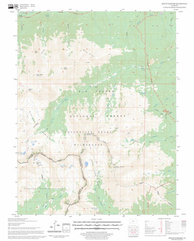 Mount Harvard, CO FSTopo Legacy Preview 1