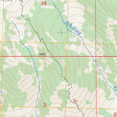 Mount Howard, WA FSTopo Legacy Preview 3