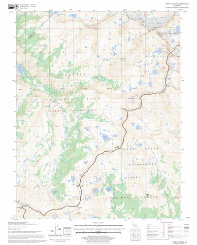 Mount Lyell, CA FSTopo Legacy Preview 1