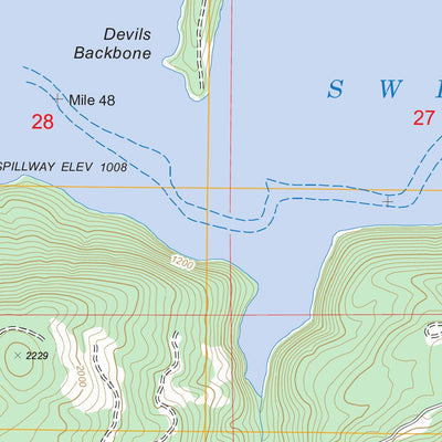 Mount Mitchell, WA FSTopo Legacy Preview 2