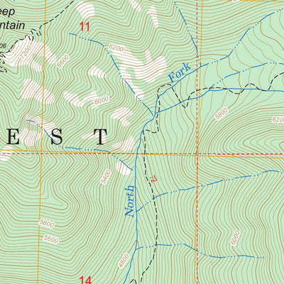 Mount Marston, MT FSTopo Legacy Preview 3