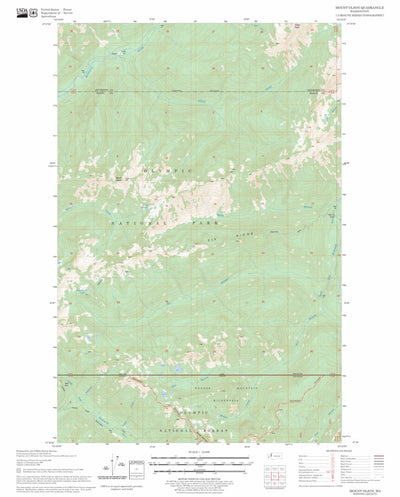 Mount Olson, WA FSTopo Legacy Preview 1