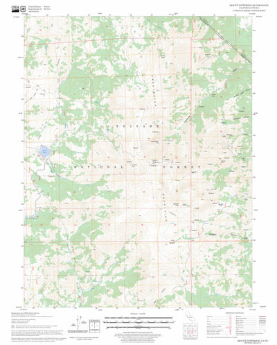Mount Patterson, CA - NV FSTopo Legacy Preview 1