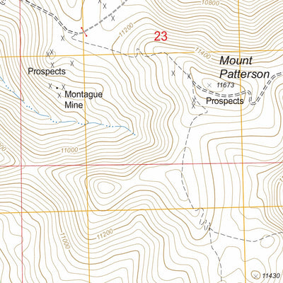 Mount Patterson, CA - NV FSTopo Legacy Preview 2