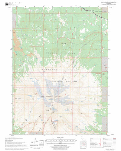 Mount Shasta, CA FSTopo Legacy Preview 1