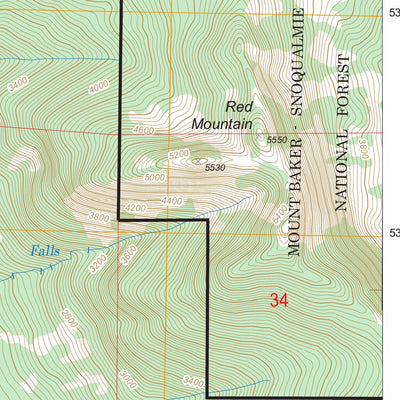 Mount Stickney, WA FSTopo Legacy Preview 3