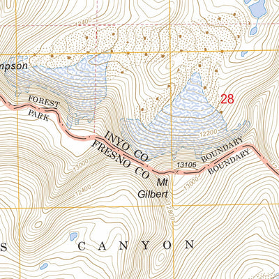 Mount Thompson, CA FSTopo Legacy Preview 3