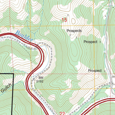 Mount Thompson, MT FSTopo Legacy Preview 3