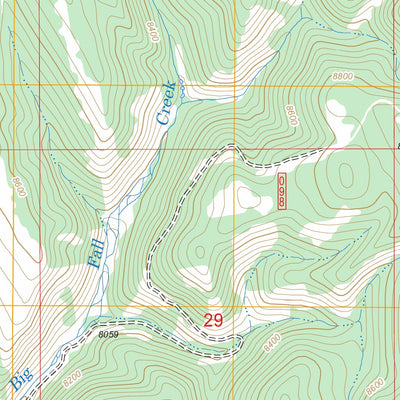 Mount Thompson, WY FSTopo Legacy Preview 3